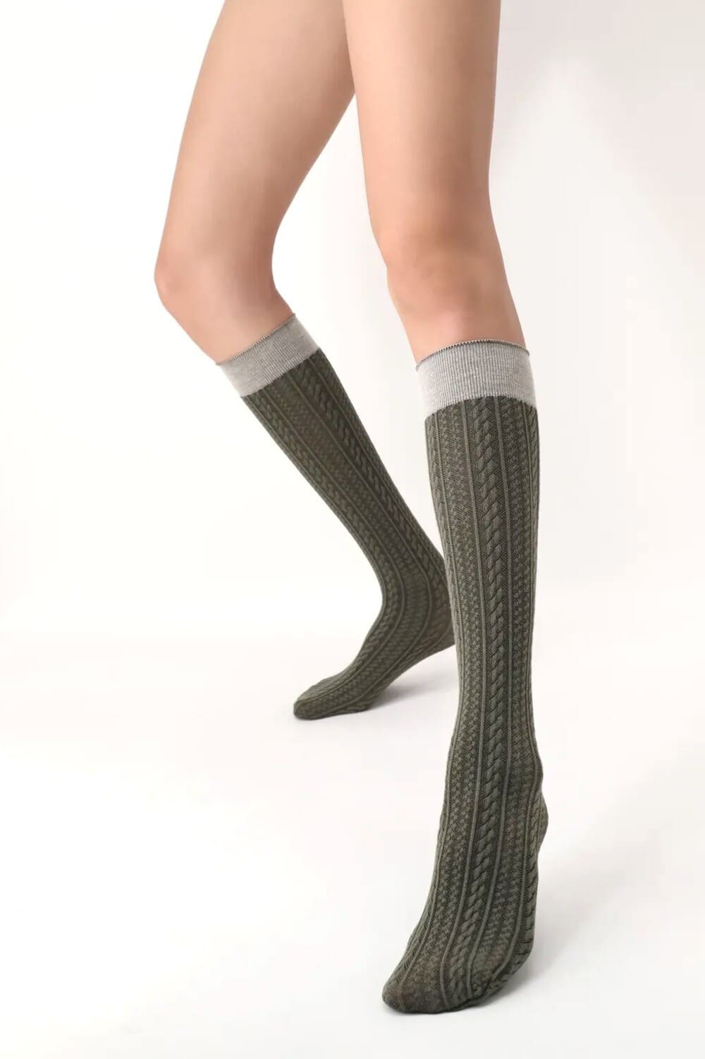 Плотные гольфы с плетением из вискозы Oroblu Braided