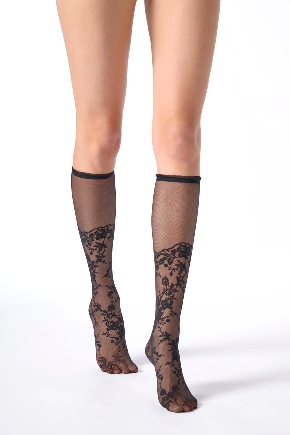 Прозрачные гольфы с кружевным эффектом Oroblu Seductive Lace 20