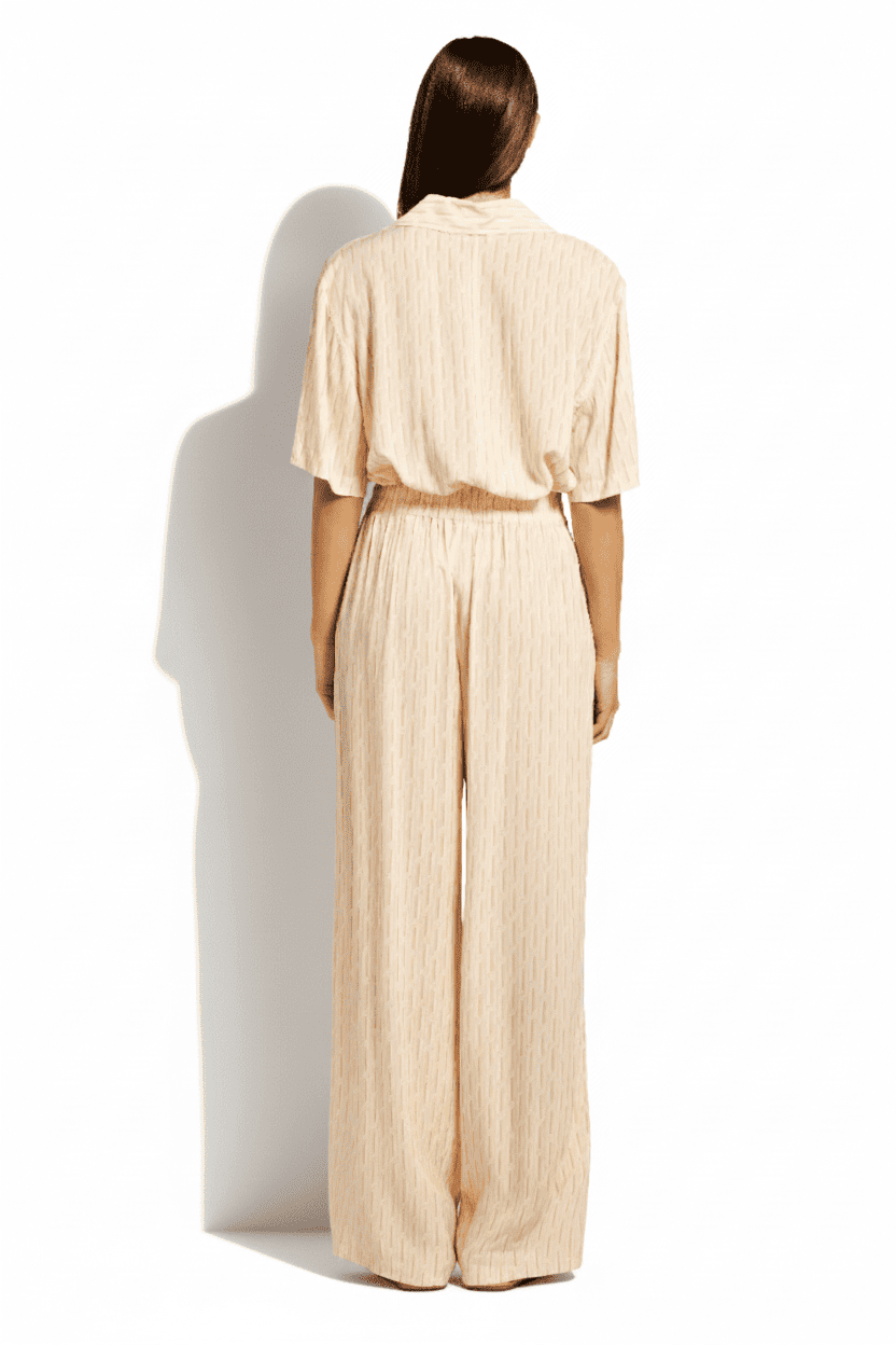 Комплект из рубашки с коротким рукавом и широких брюк JETS J61426/J61429