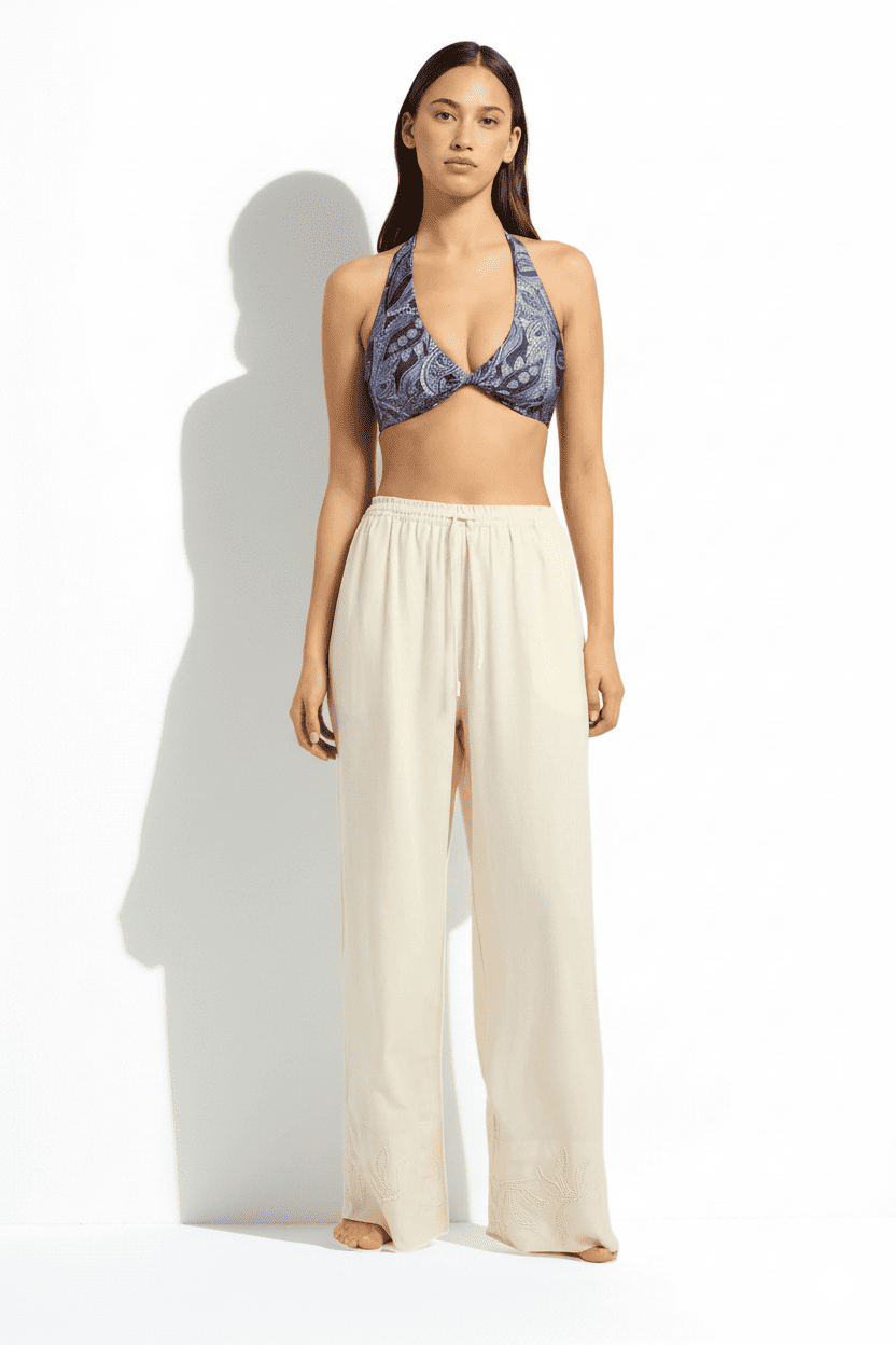 Свободные летние брюки из вискозы JETS J61414