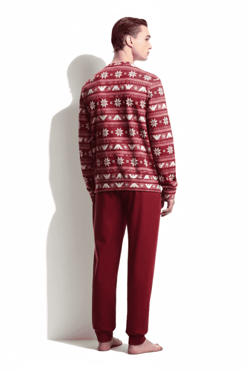 Мужская пижама из жаккардового трикотажа Emporio Armani EM000617 AF15009