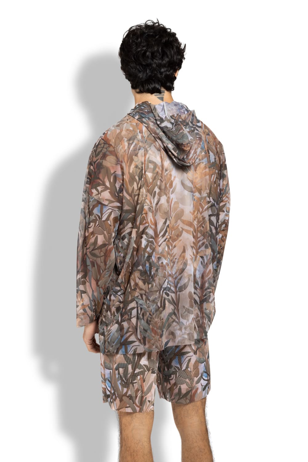 Футболка с длинным рукавом и капюшоном, пропускающая загар Оливки RoDaSoleil