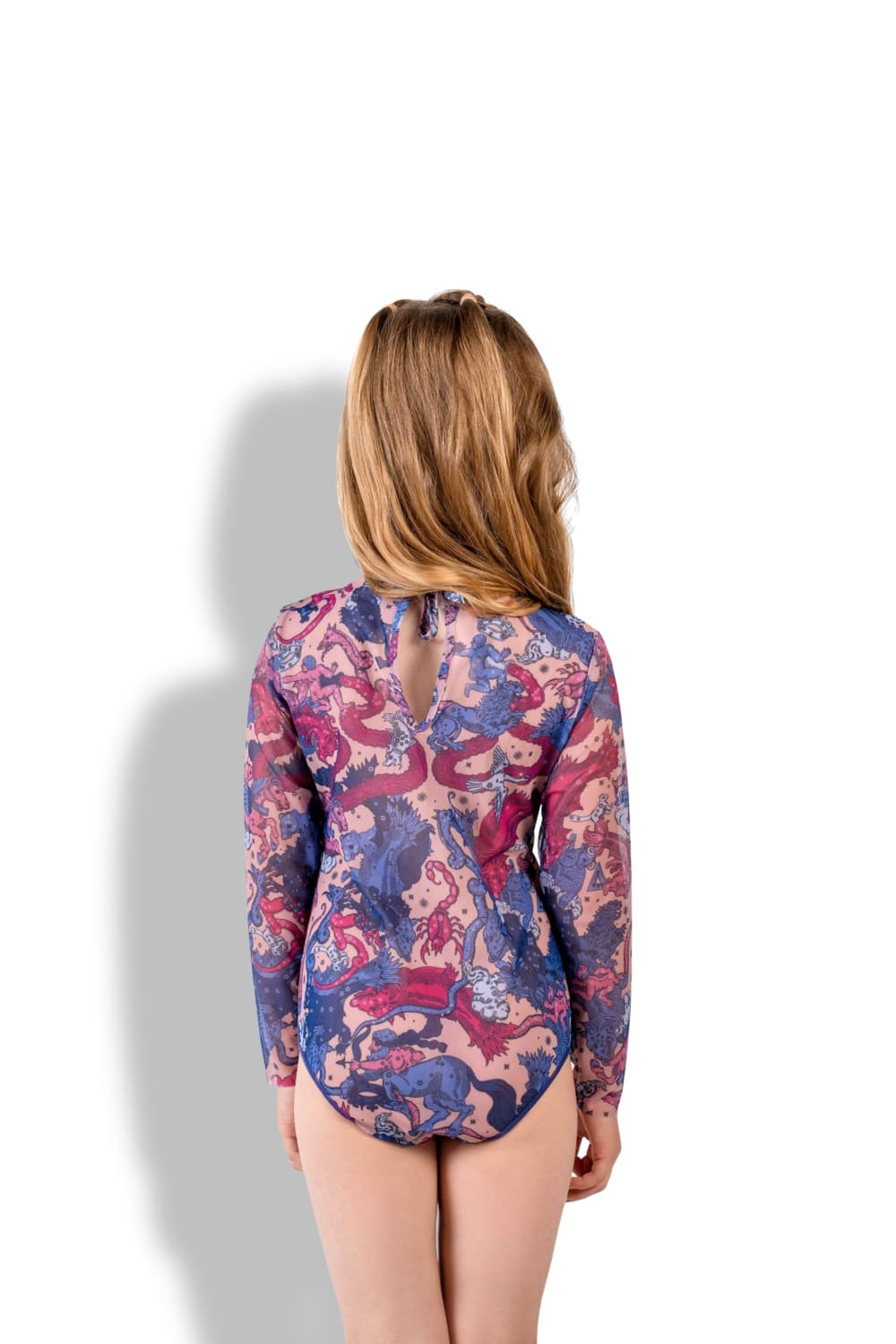 Детский слитный умный купальник с длинным рукавом с UV-защитой Эфемерида RoDaSoleil