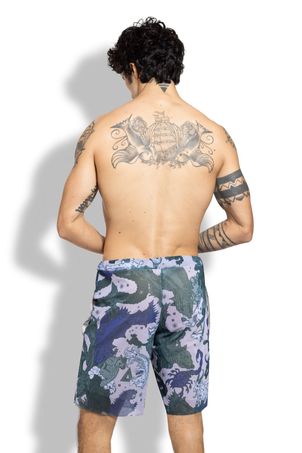 Бермуды мужские, пропускающие загар Лунная пыль RoDaSoleil