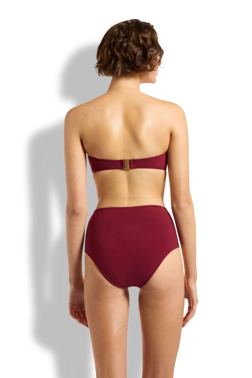 Купальник бандо и плавки с высокой талией JETS J40256/J3769