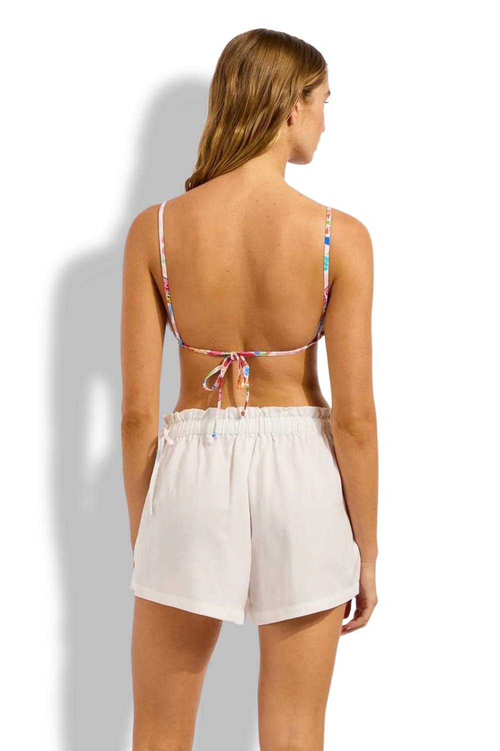 Пляжные шорты с боковыми завязками из лиоцелла Seafolly 55721-SH