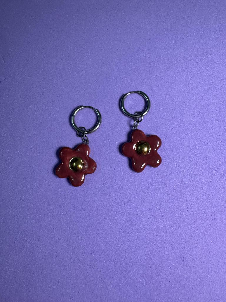 Серьги «цветочки»