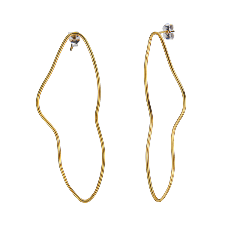 Серьги 'Эмпатия' (Empathy) позолота