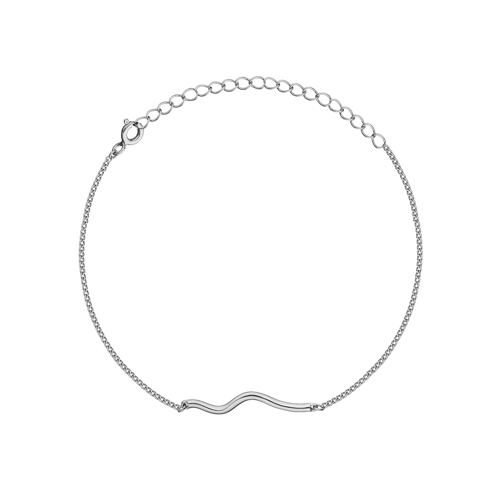 Браслет 'Поток' (Flow) серебро