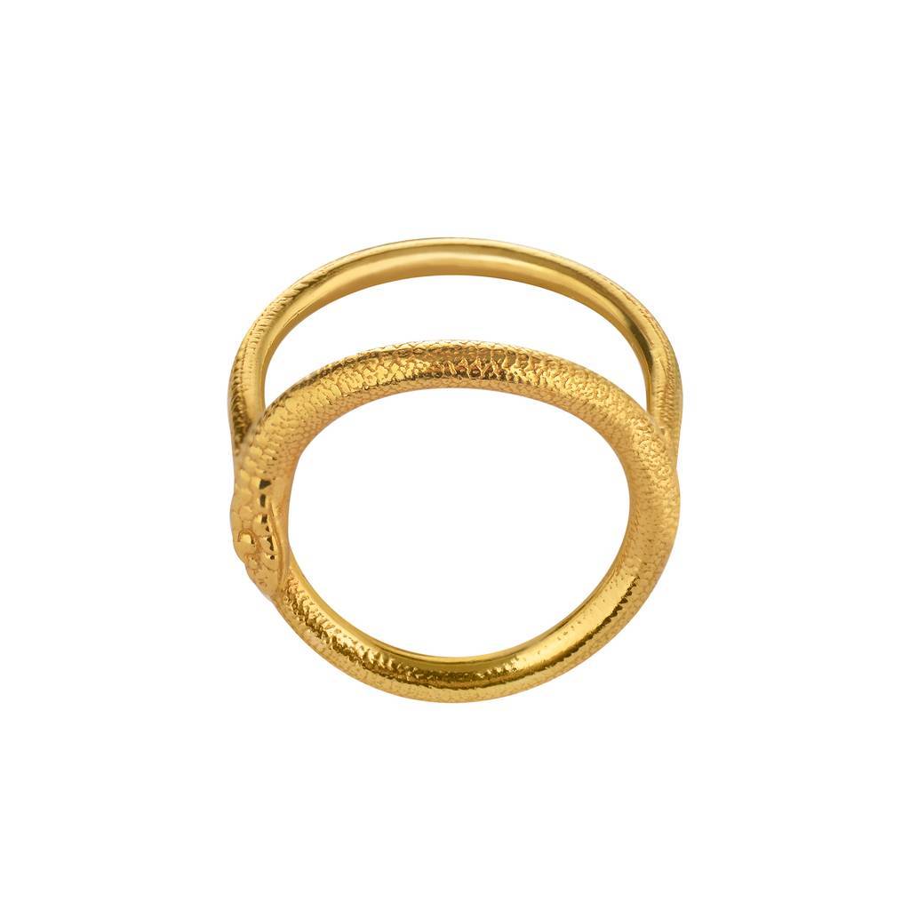 Кольцо 'Кундалини' (Kundalini) позолота