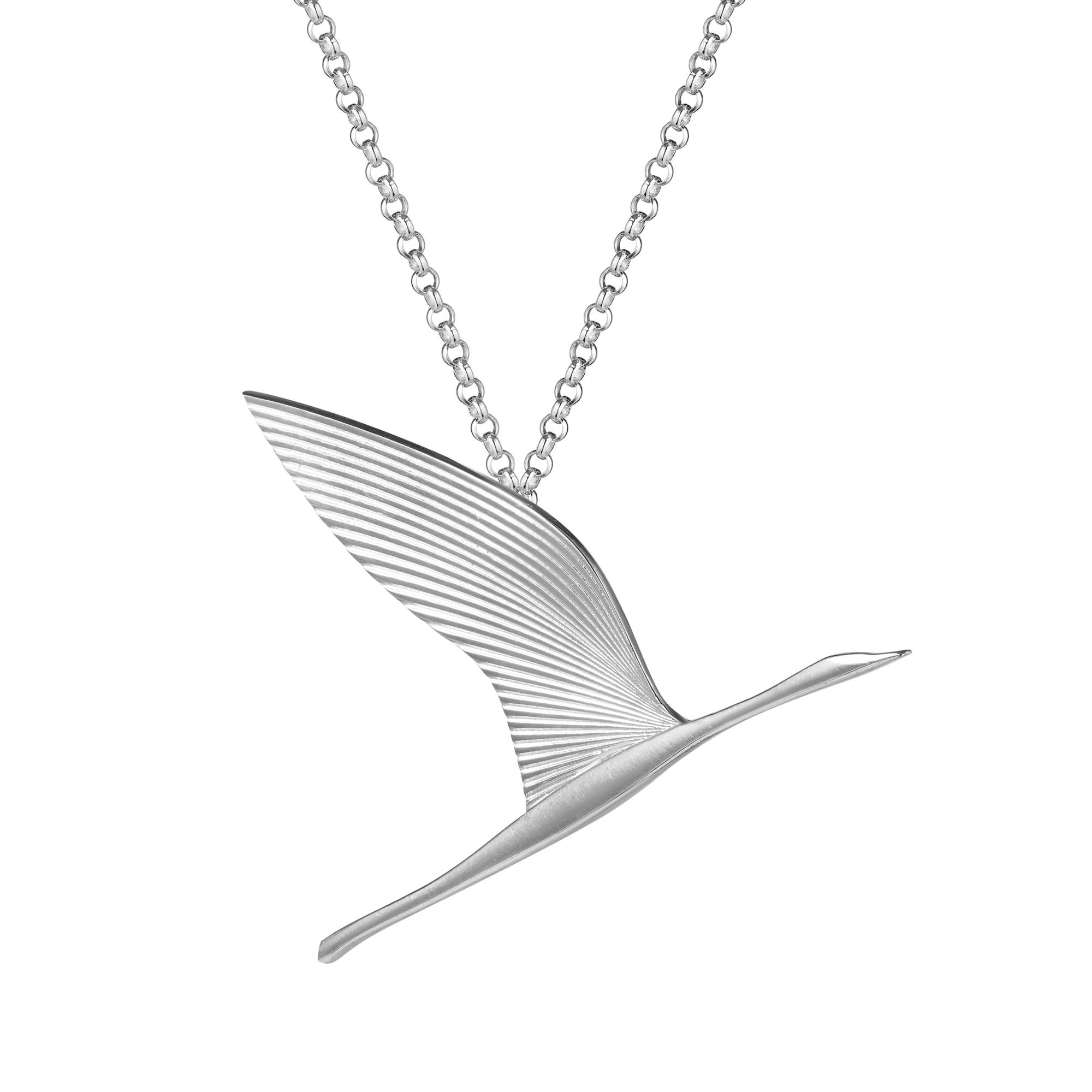 Подвеска 'Журавль' на цепочке