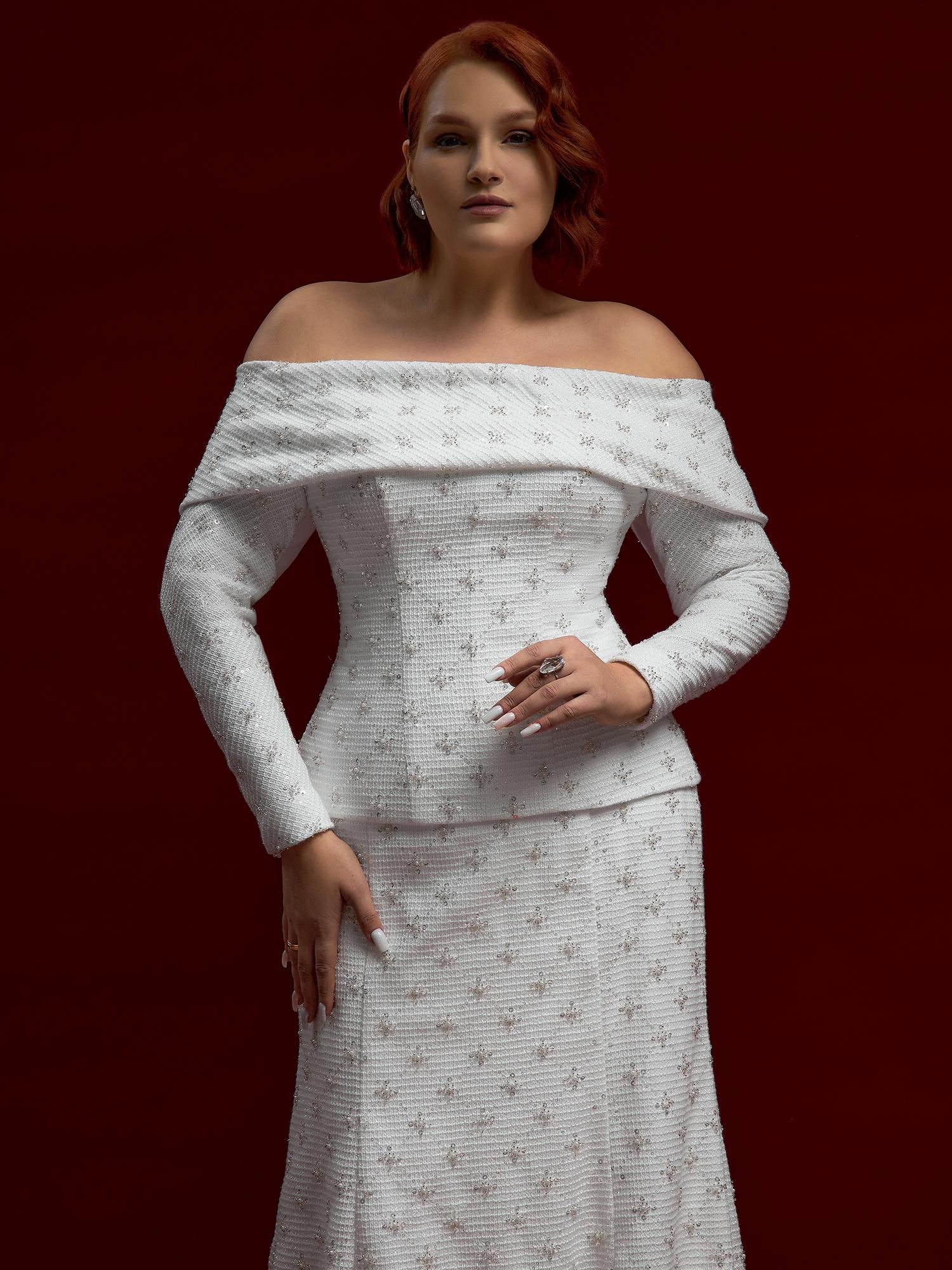 Корсет с рукавами "Шанель" 13-024 PS