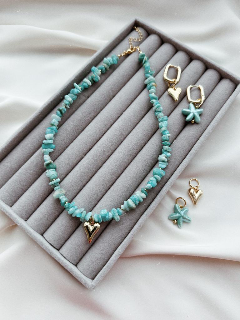 Комплект из амазонита