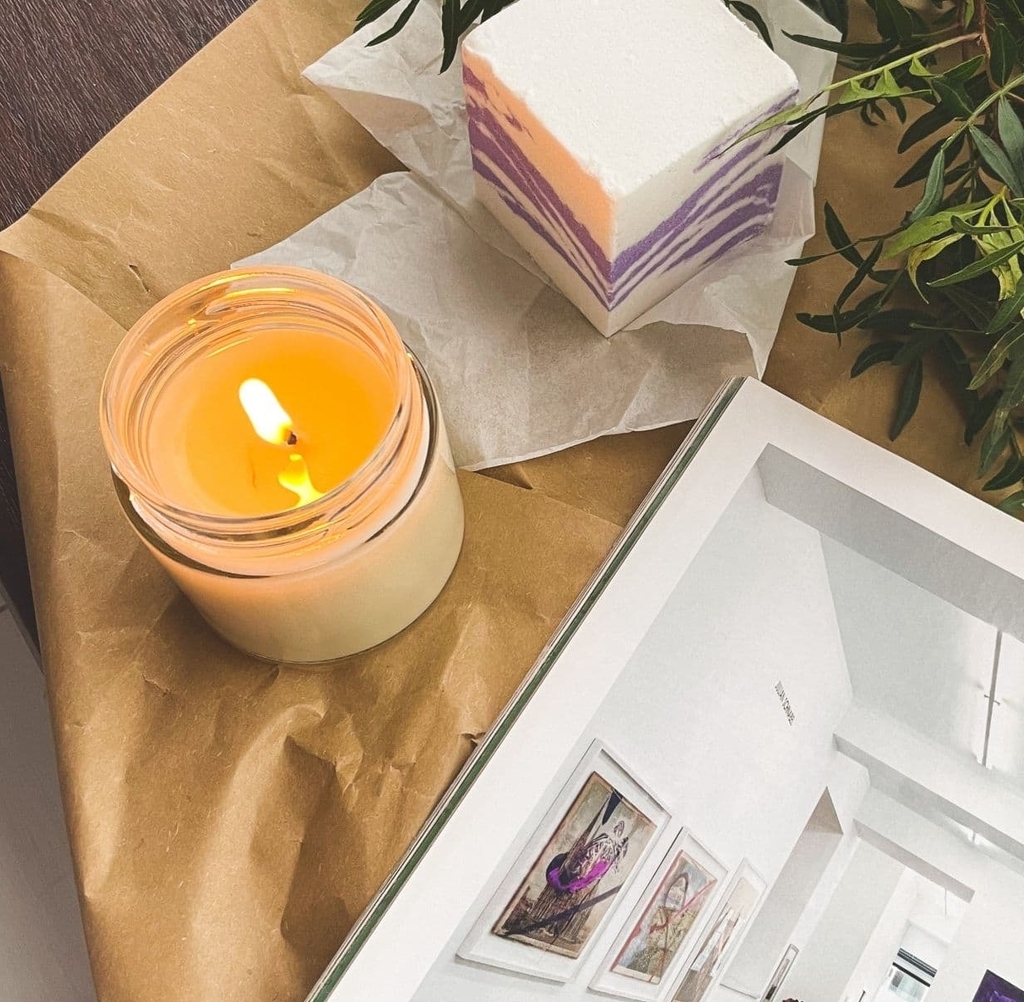 соевая свеча без аромата pure wax