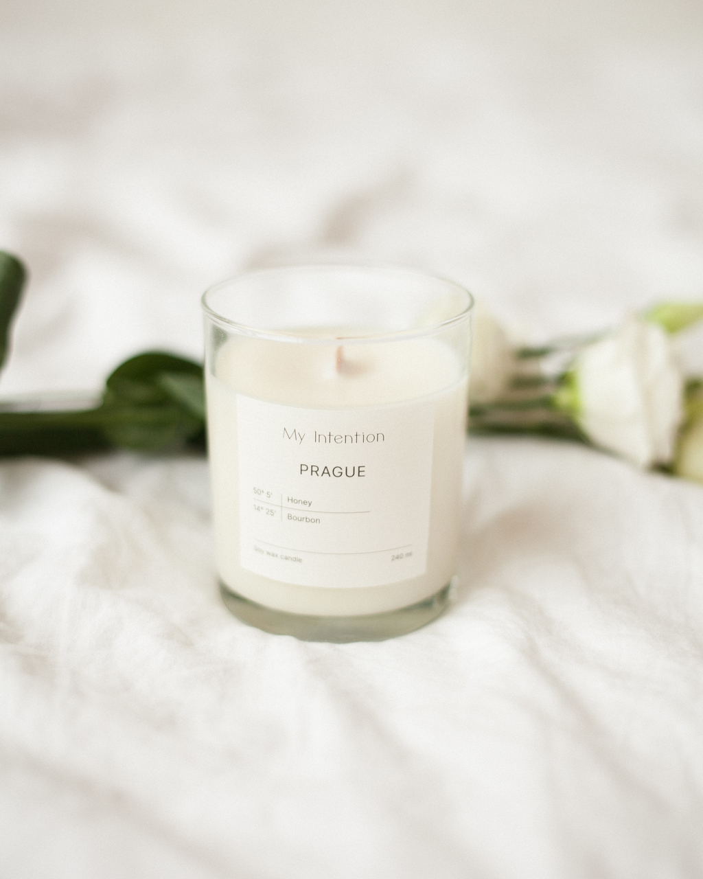 Ароматическая свеча Прага Мед и Бурбон