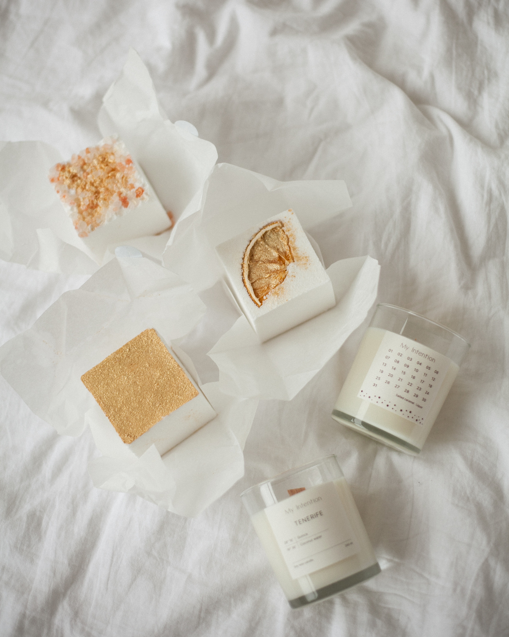 Набор №3 - 3 бомбочки и 2 свечи