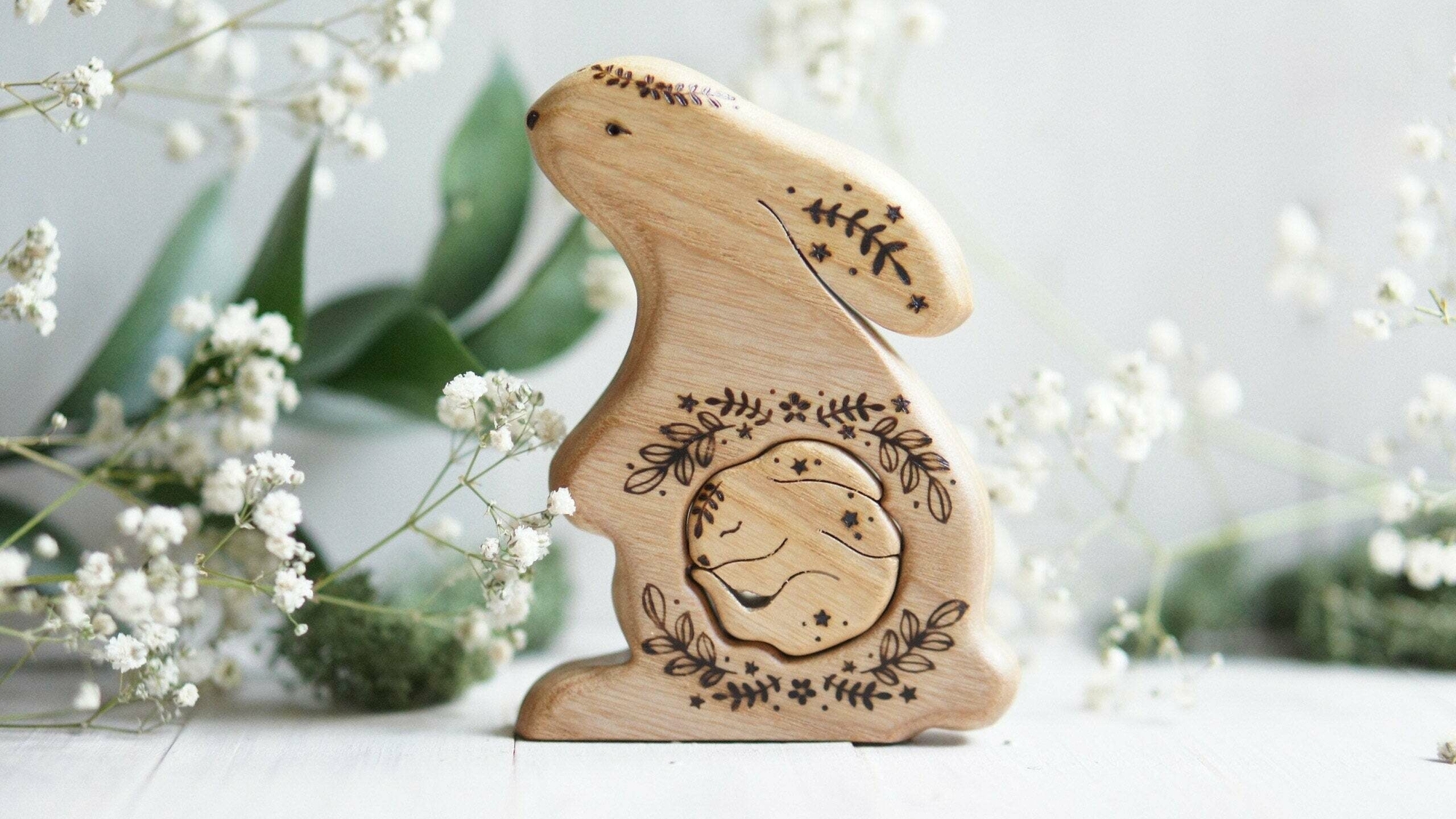 Announcement Puzzle. Baby Announcement