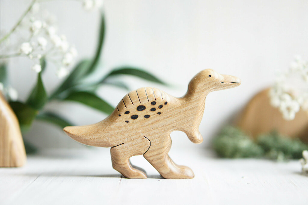 Dinosaur spinosaurus wooden toy