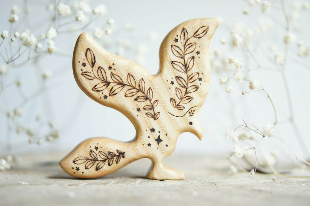 Phoenix wooden toy.