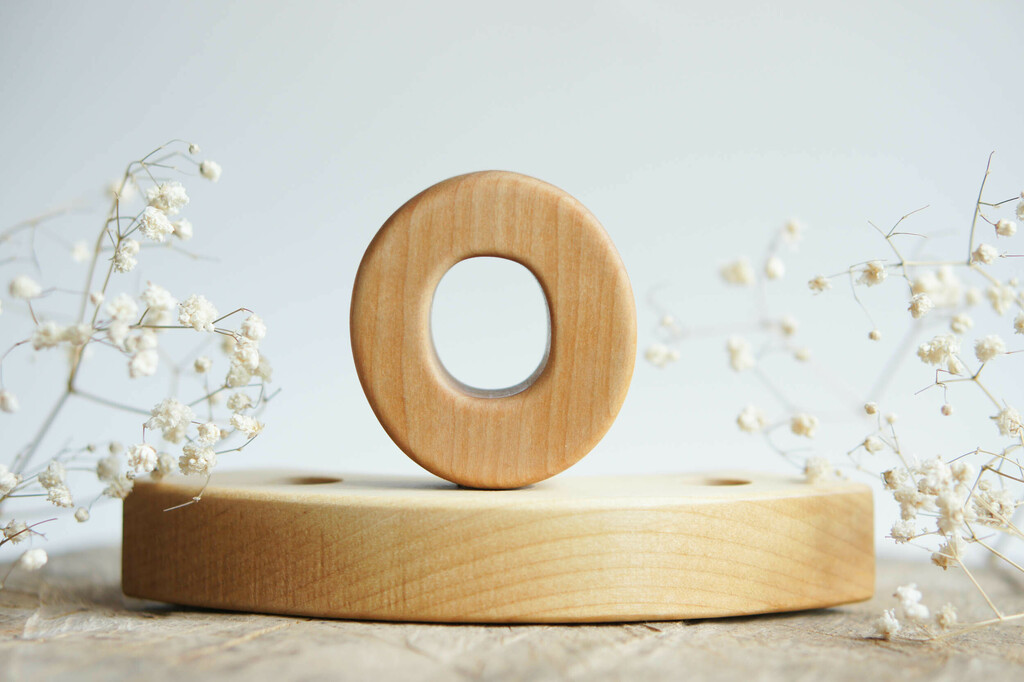 Wooden number 0