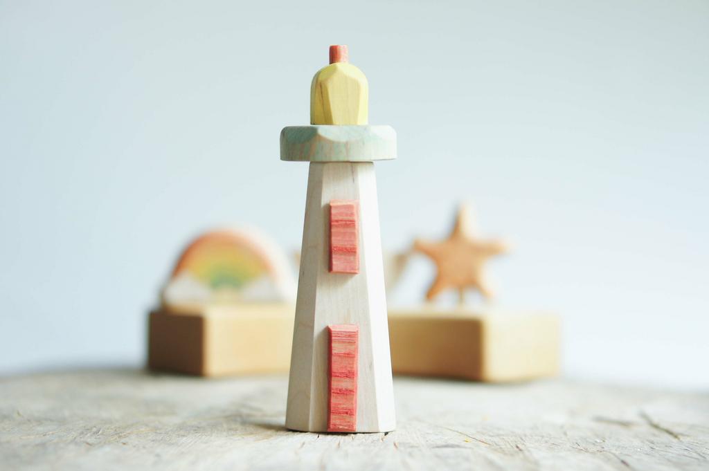 Lighthouse wooden toy (big)