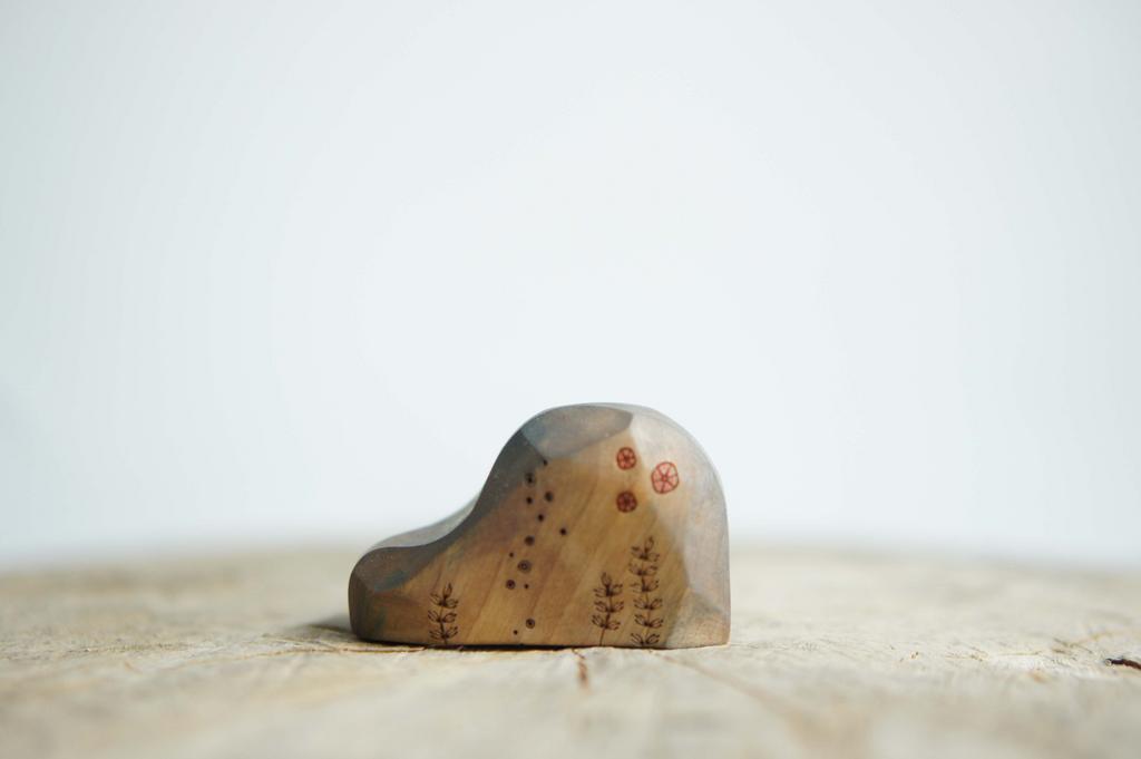 Stone big wooden toy