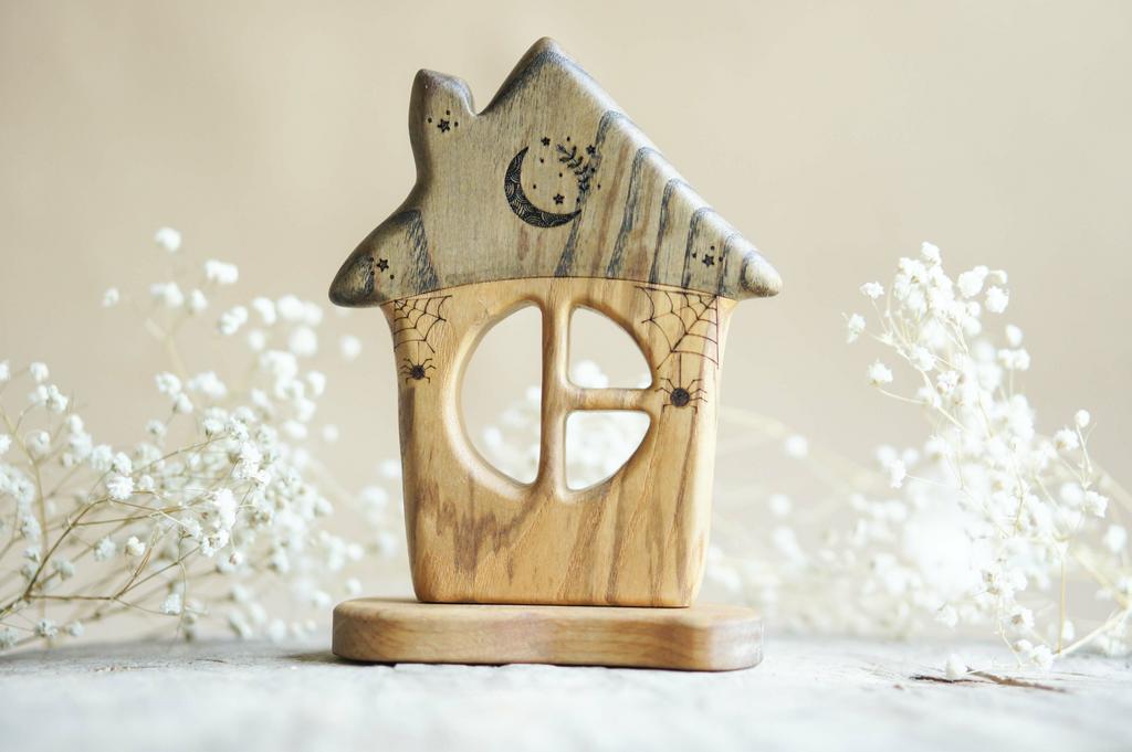 Wooden witch house (painted)