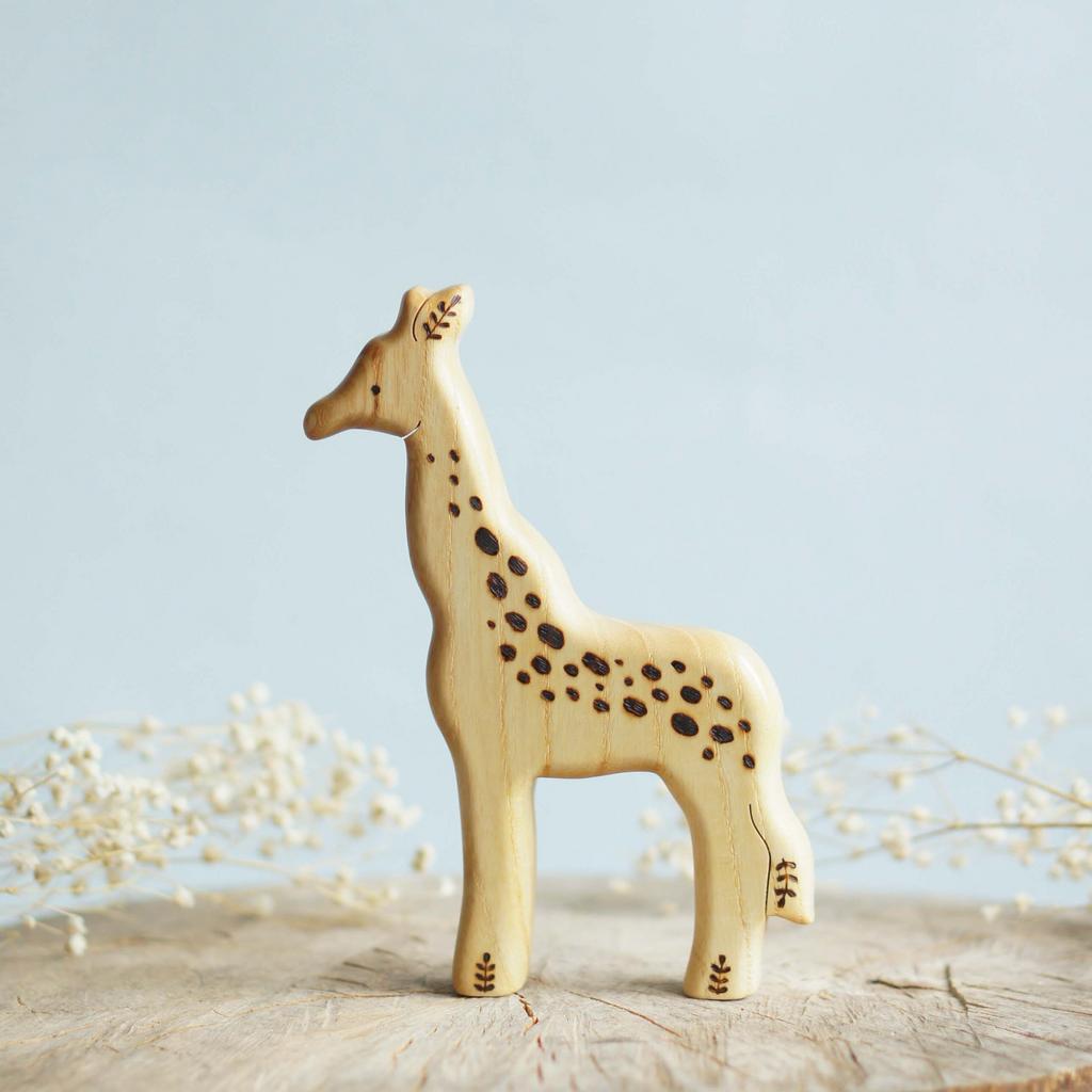 Giraffe wooden toy
