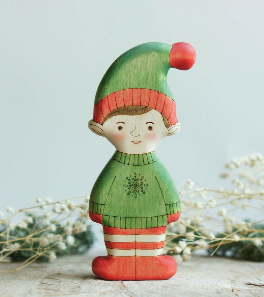 Christmas Elf boy brunette (Large Size)