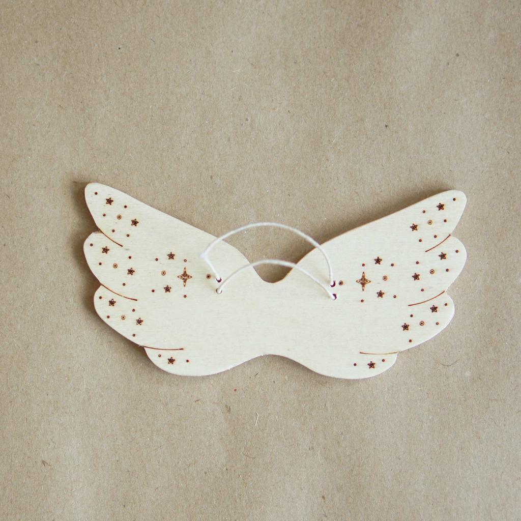 Angel wings (white) (with sparkle)