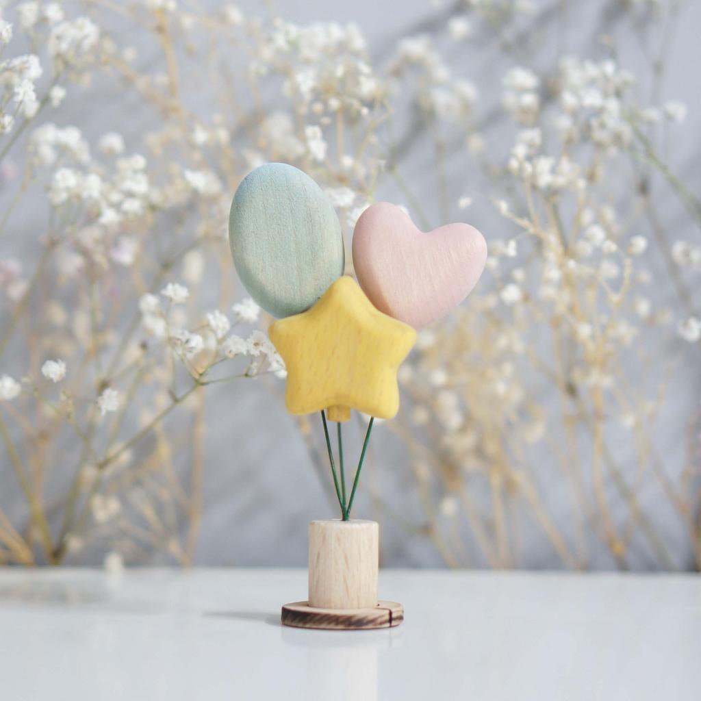 Balloon ornament  (mint) (with sparkle)