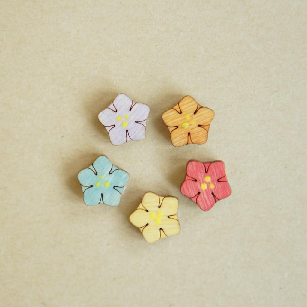 Flowers  (set of 5)