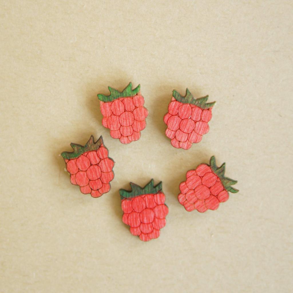 Raspberry  (set of 5)