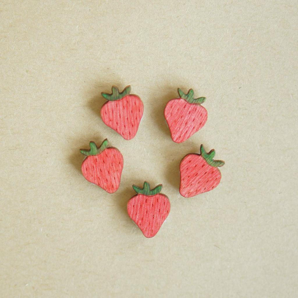 Strawberry  (set of 5)