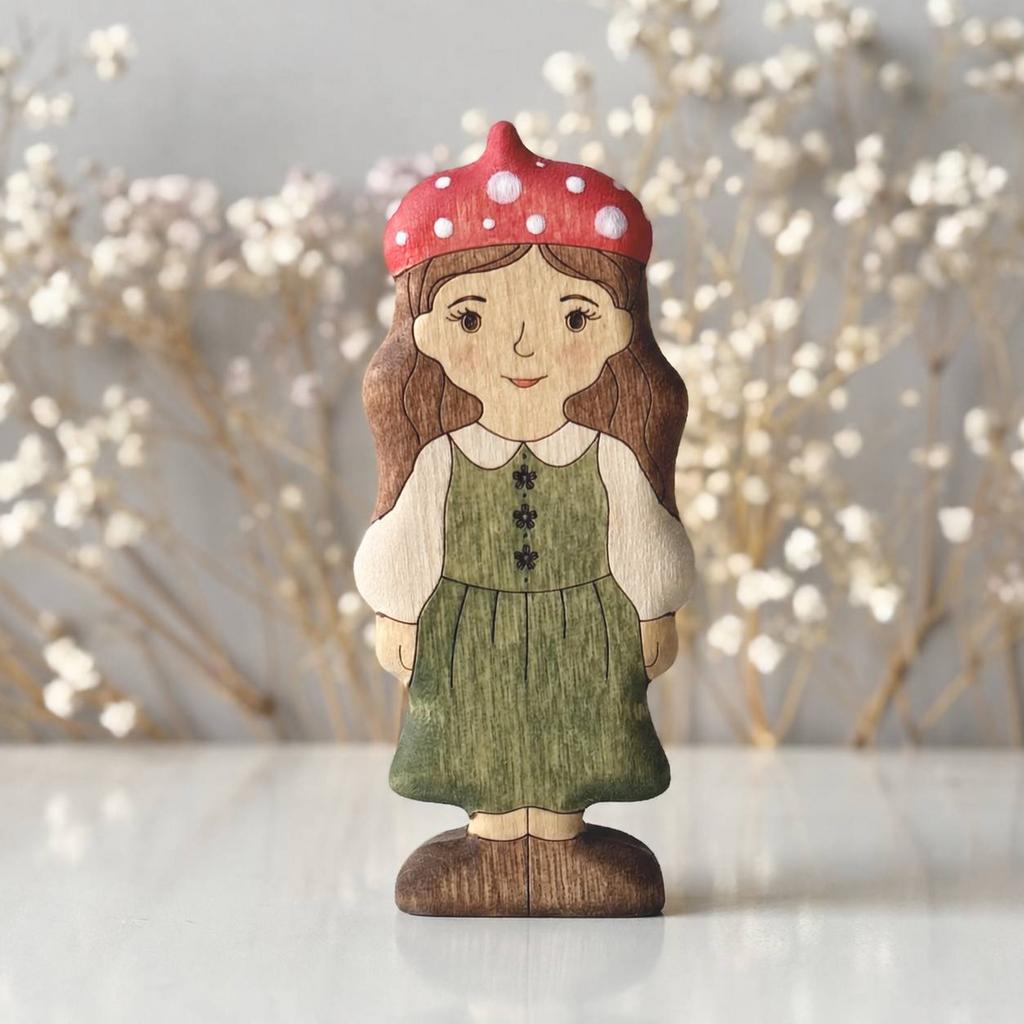 Girl (amanita) brunette (light skin)