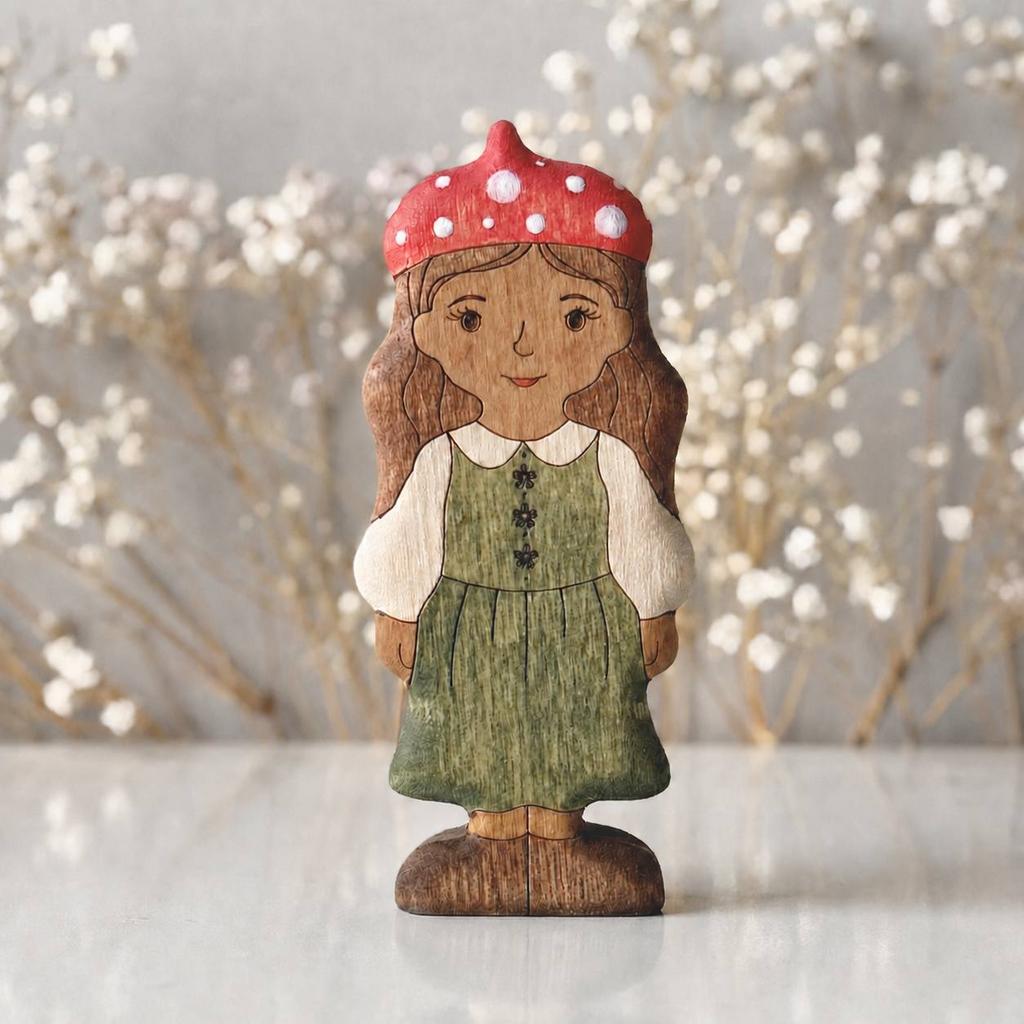 Girl (amanita) brunette (dark skin)