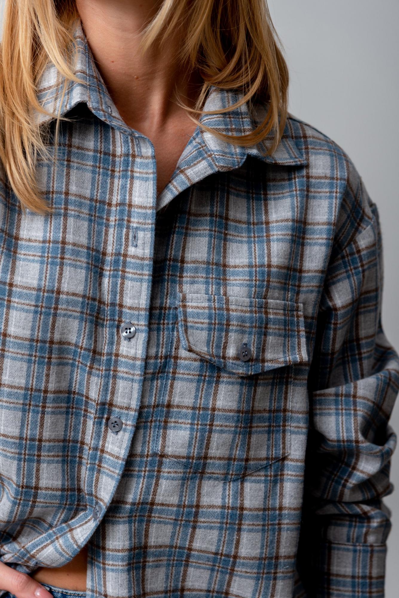 Рубашка Malk Blue