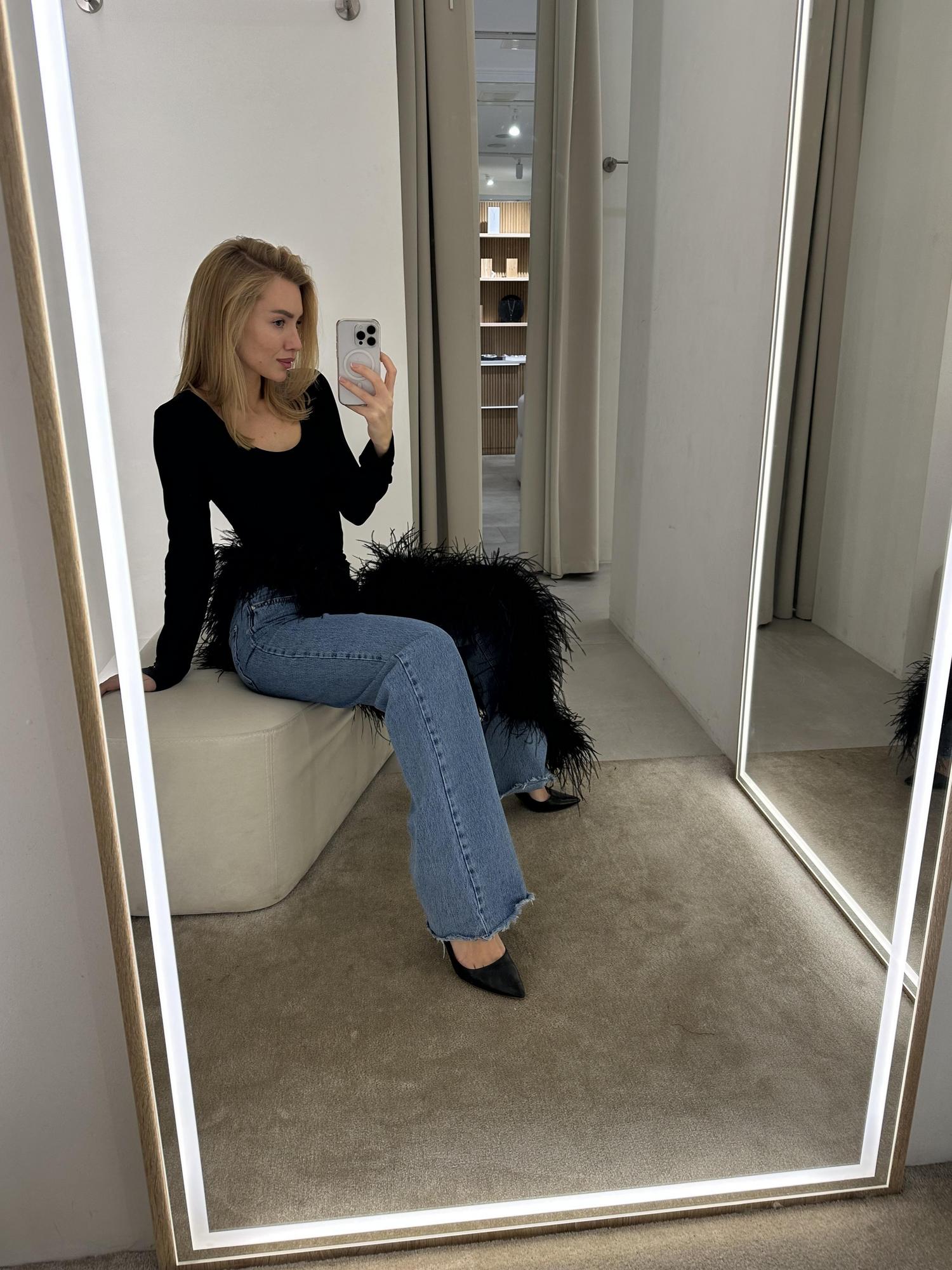 Блуза-туника Лалит Черный