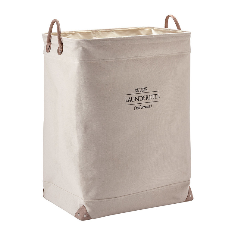 Корзина Любин (Lubin) для белья, бежевая, бренд: Акванова (Aquanova)