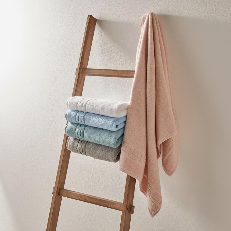 Полотенце Дримфло (Dreamflor) с меандровой каймой, кофейный, бренд: Визита (Weseta)