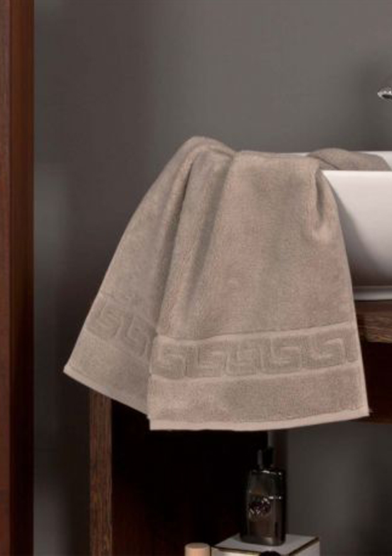 Полотенце Дримфло (Dreamflor) с меандровой каймой, бежевый, бренд: Визита (Weseta)