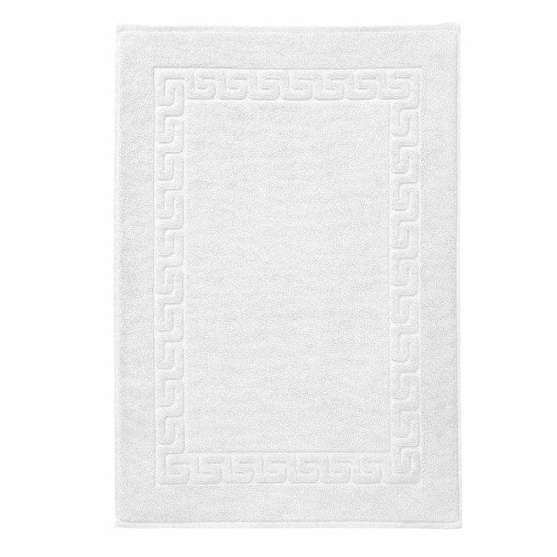 Kоврик Дримфло (Dreamflor) с меандровой каймой, белый, бренд: Визита (Weseta)