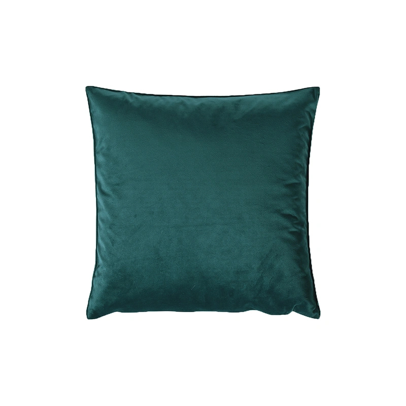 Наволочка велюровая Принц (Prince), темно-зеленая, 50*50 см, бренд: Сэндэ (SANDER)
