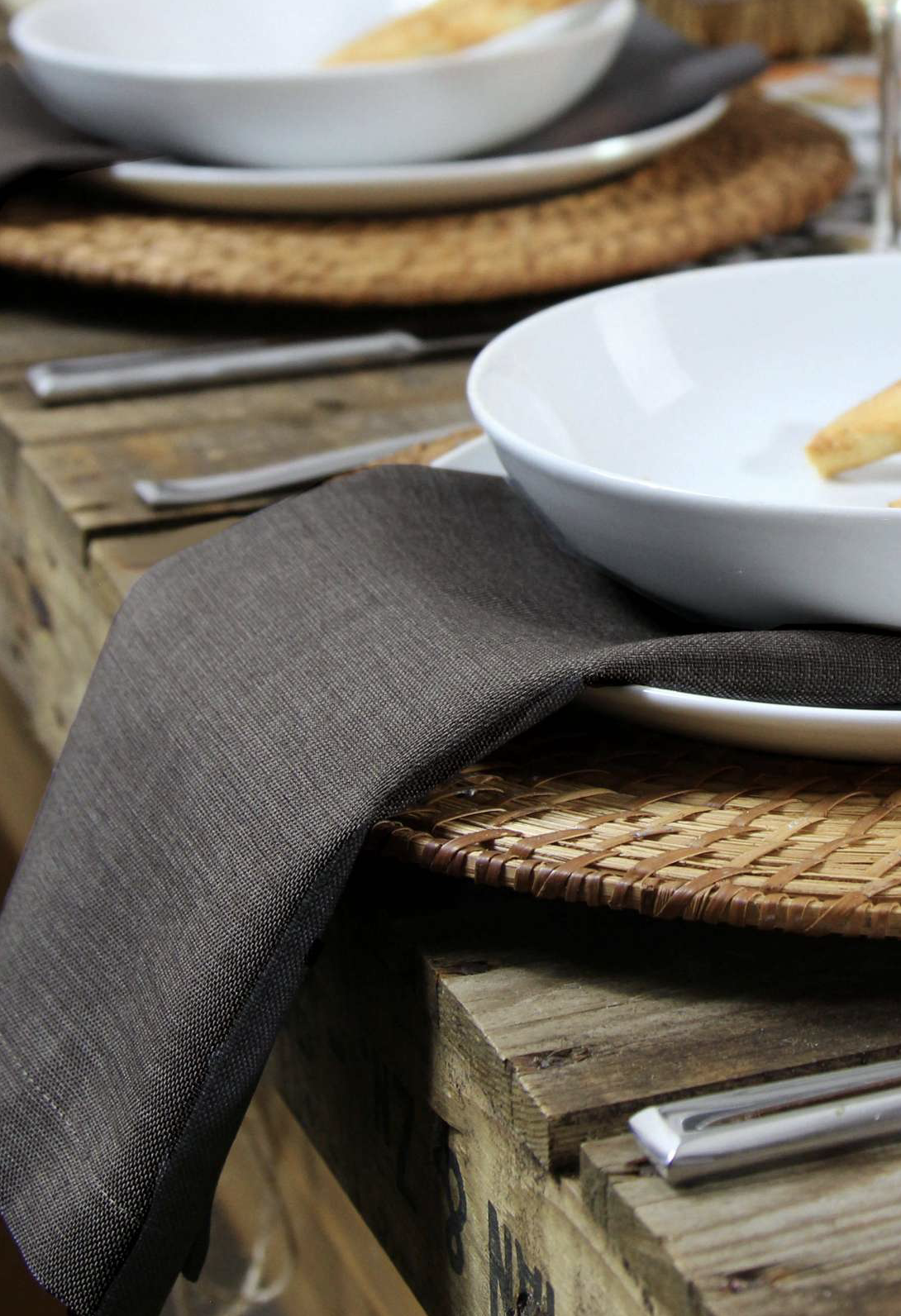 Салфетка Лофт (Loft), темно-серый, 35х50см, бренд: Сэндэ (SANDER)