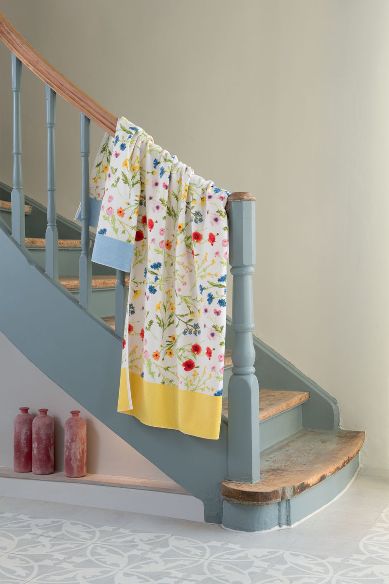 Полотенце шенилл махровый Цветочный луг (Flower Meadow) 50x100cm, бренд: Фейлер (Feiler)