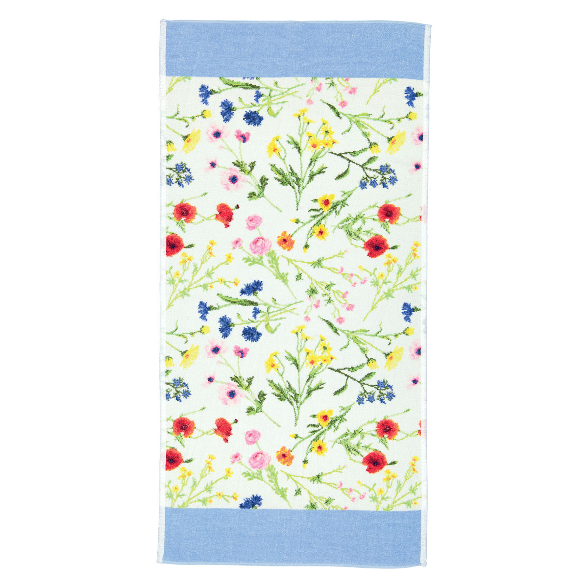 Полотенце шенилл махровый Цветочный луг (Flower Meadow) 75x150cm, бренд: Фейлер (Feiler)