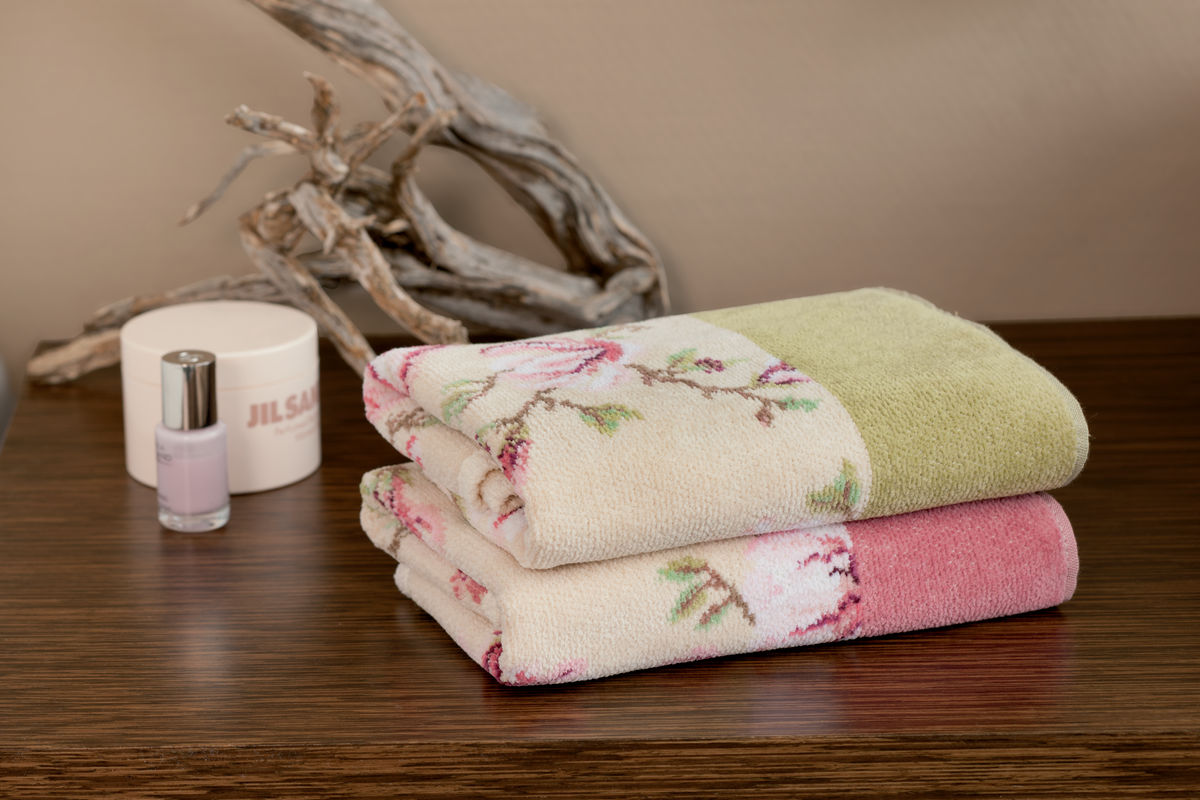 Полотенце шенилл махровый Магнолия (Magnolia) 37x50cm, бренд: Фейлер (Feiler)