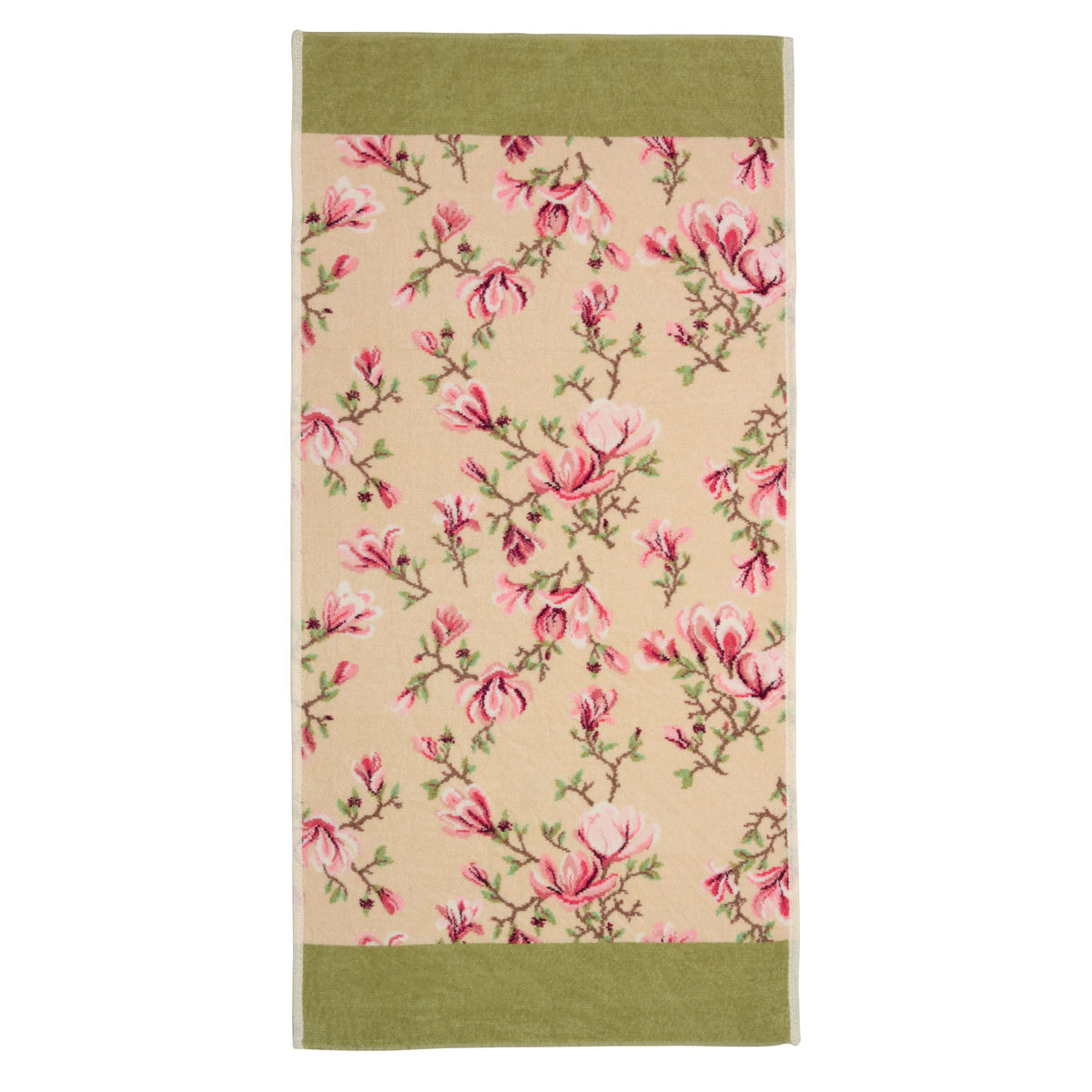 Полотенце шенилл махровый Магнолия (Magnolia) 75x150cm, бренд: Фейлер (Feiler)