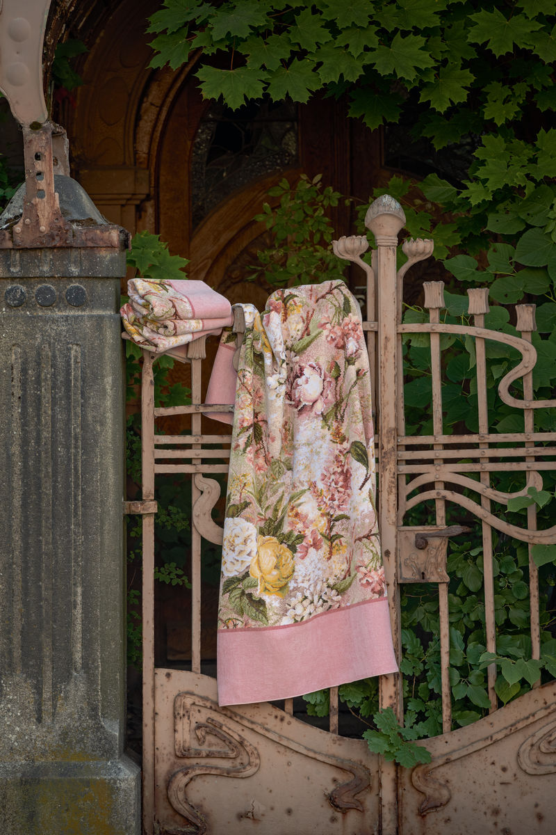 Полотенце шенилл махровый Секретный Сад (Secret Garden) 75x150cm, бренд: Фейлер (Feiler)