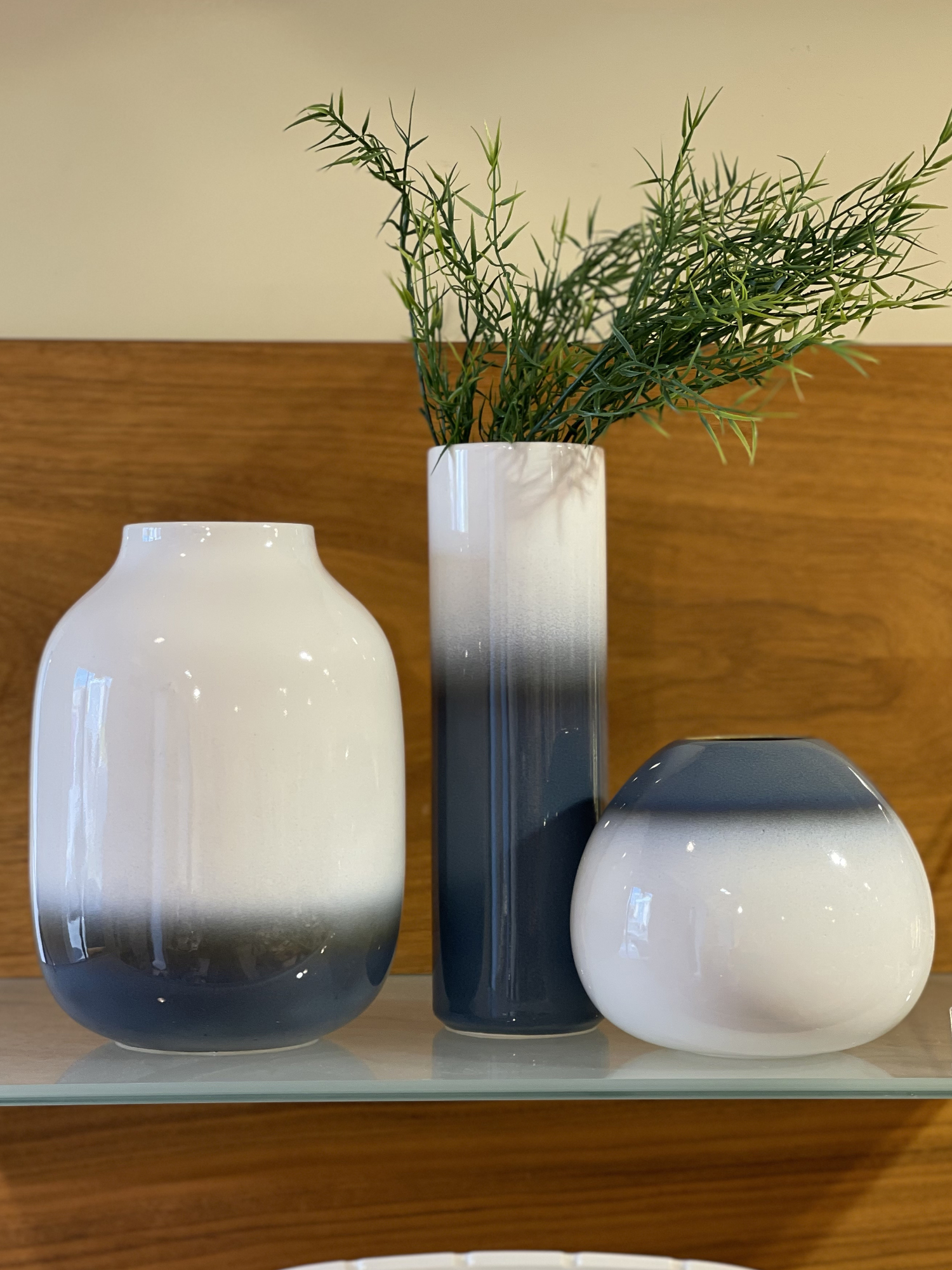 Ваза Cylinder L bleu Lave Home